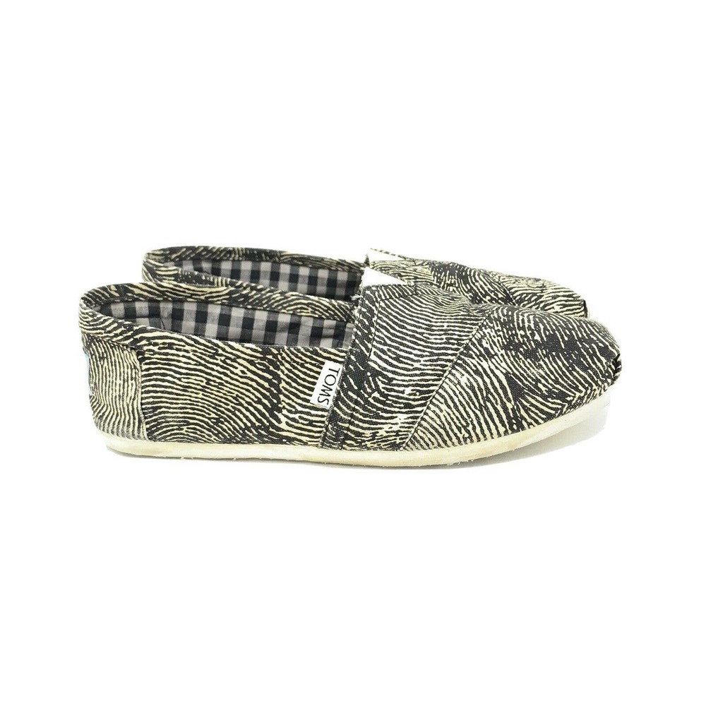 TOMS Fingerprint Pattern Womens Size 9